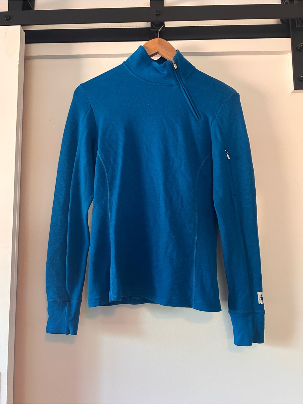 Smartwool Teal Blue Crewneck Pullover
